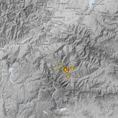 14 terremotos en La Cabrera