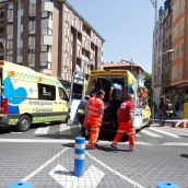 César Sánchez ICAL. Atropello múltiple en el centro de Ponferrada