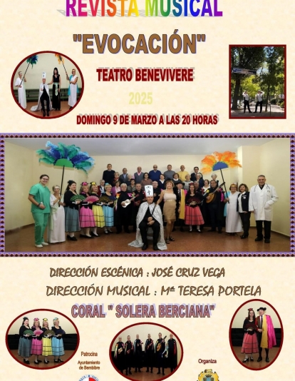 Representación de la revista musical Evocación de Solera Berciana