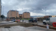 Obras de la red de calor de La Rosaleda Obras de la red de calor de La Rosaleda