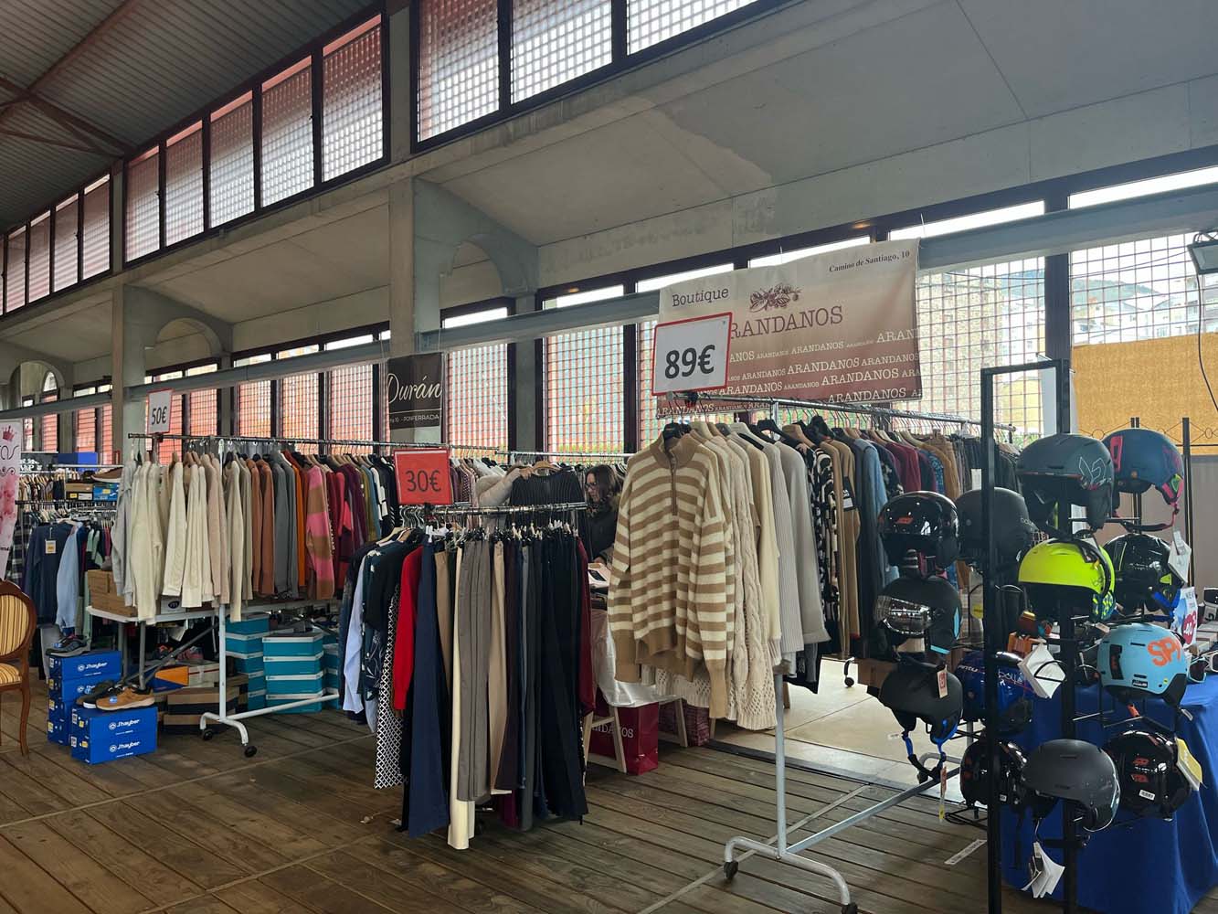 Inauguración de la Feria de las Rebajas de Ponferrada