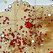 Mapa sismicidad de la zona noroeste de España: En El Bierzo despuntan los terremotos este mes