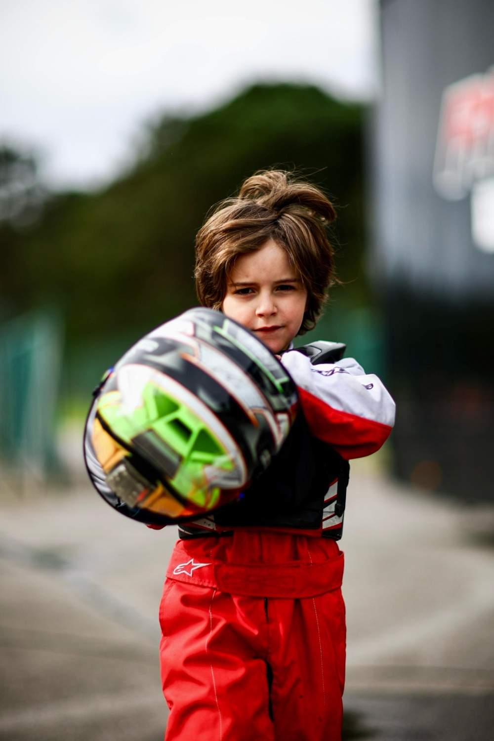 El joven piloto berciano Matteo Rodriguez