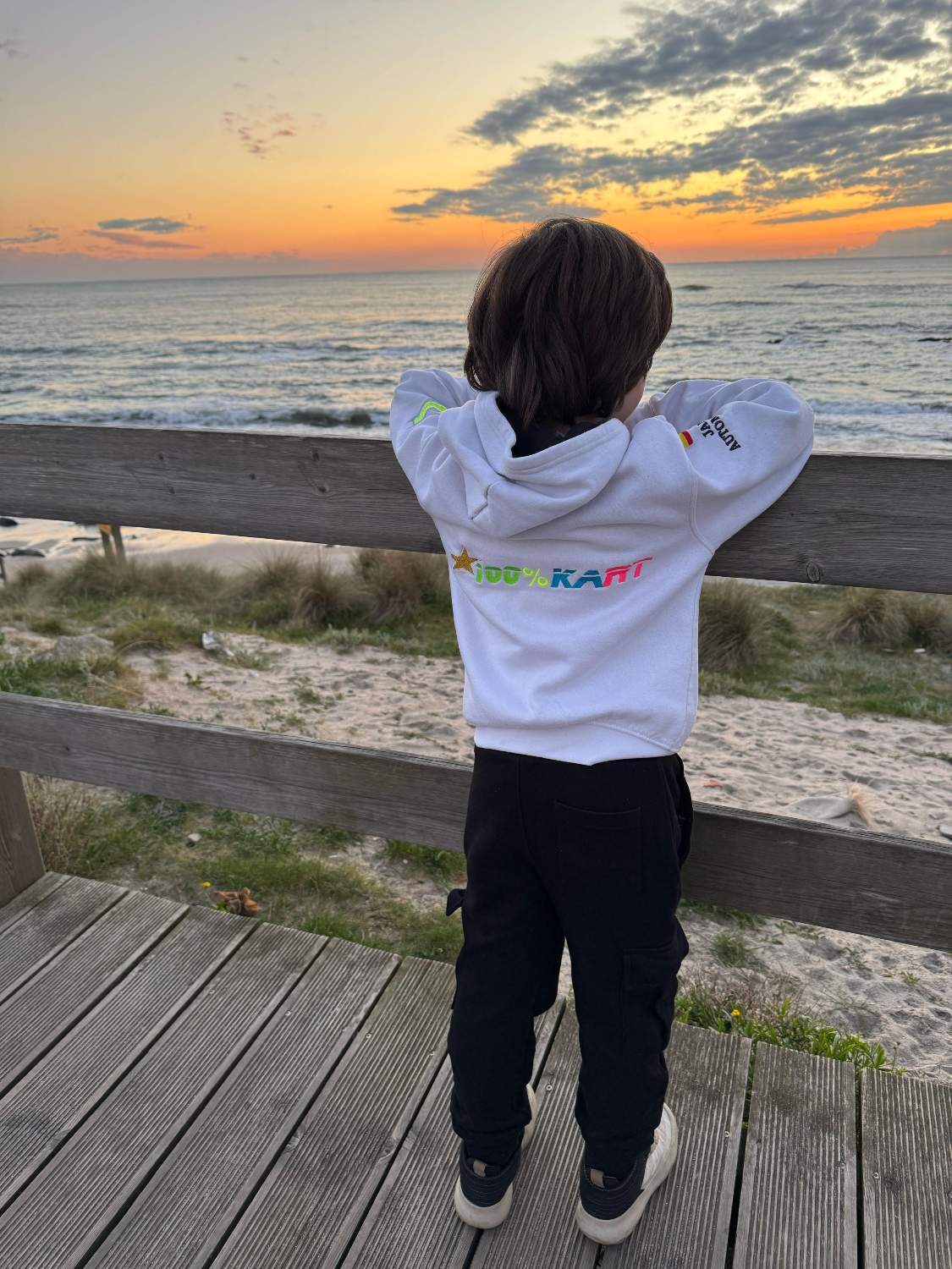 El joven piloto berciano Matteo Rodríguez en Viana do Castello (Portugal)