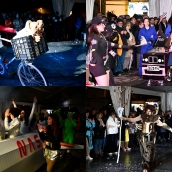 Villafranca del Bierzo desfila en el Sábado de Piñata sorteando la lluvia