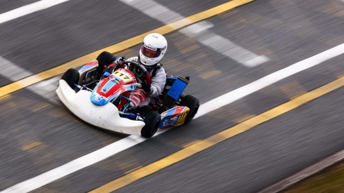 El joven piloto berciano Matteo Rodríguez 
