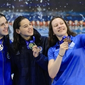 Podio del Campeonato de España de natación Podio del Campeonato de España de natación