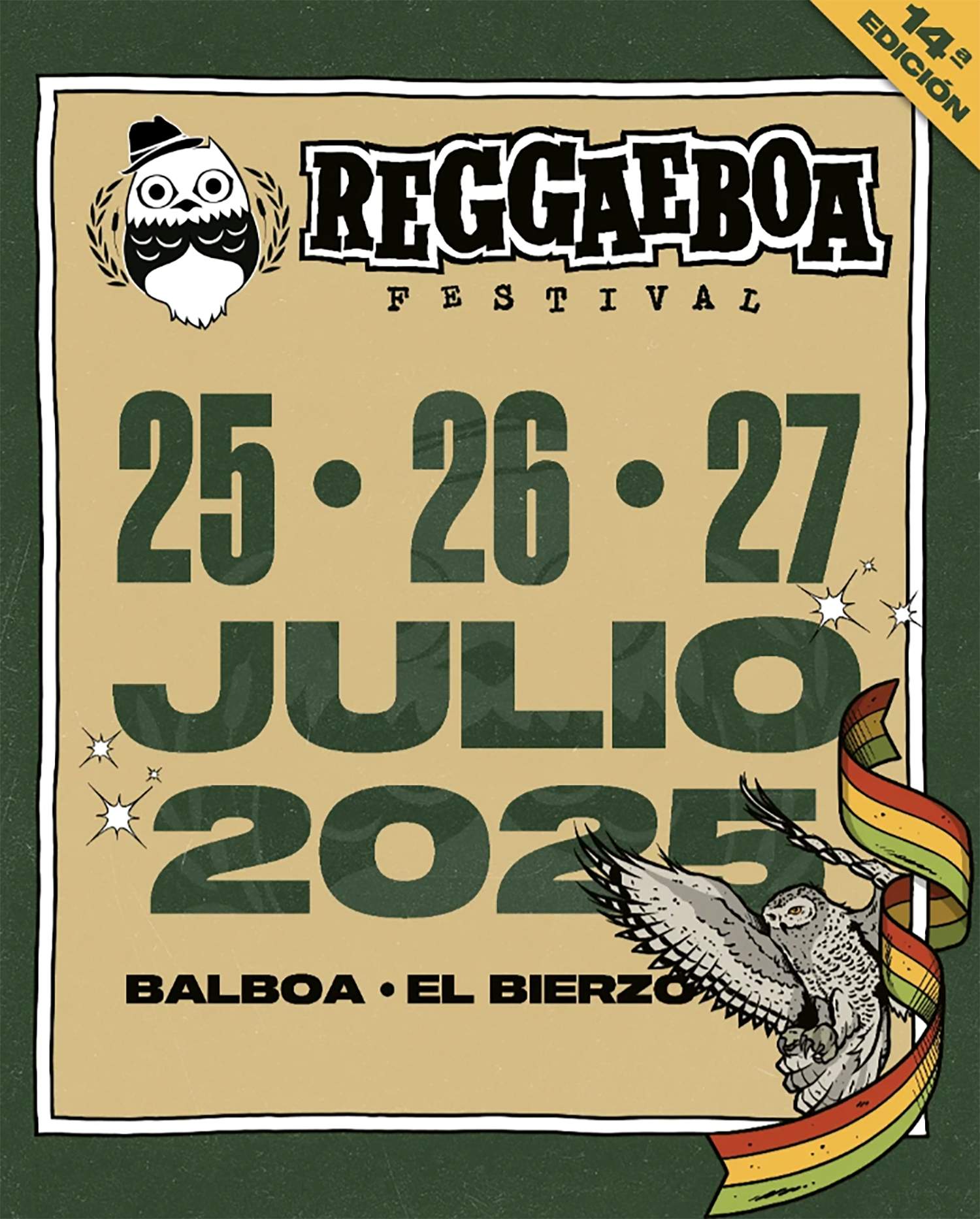 Fechas del festival Reggaeboa