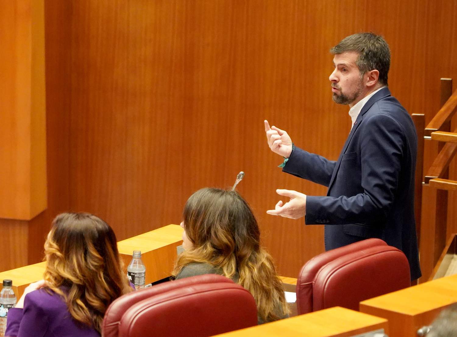 Luis Tudanca durante el pleno de las Cortes de Castilla y León | Leticia Pérez / ICAL