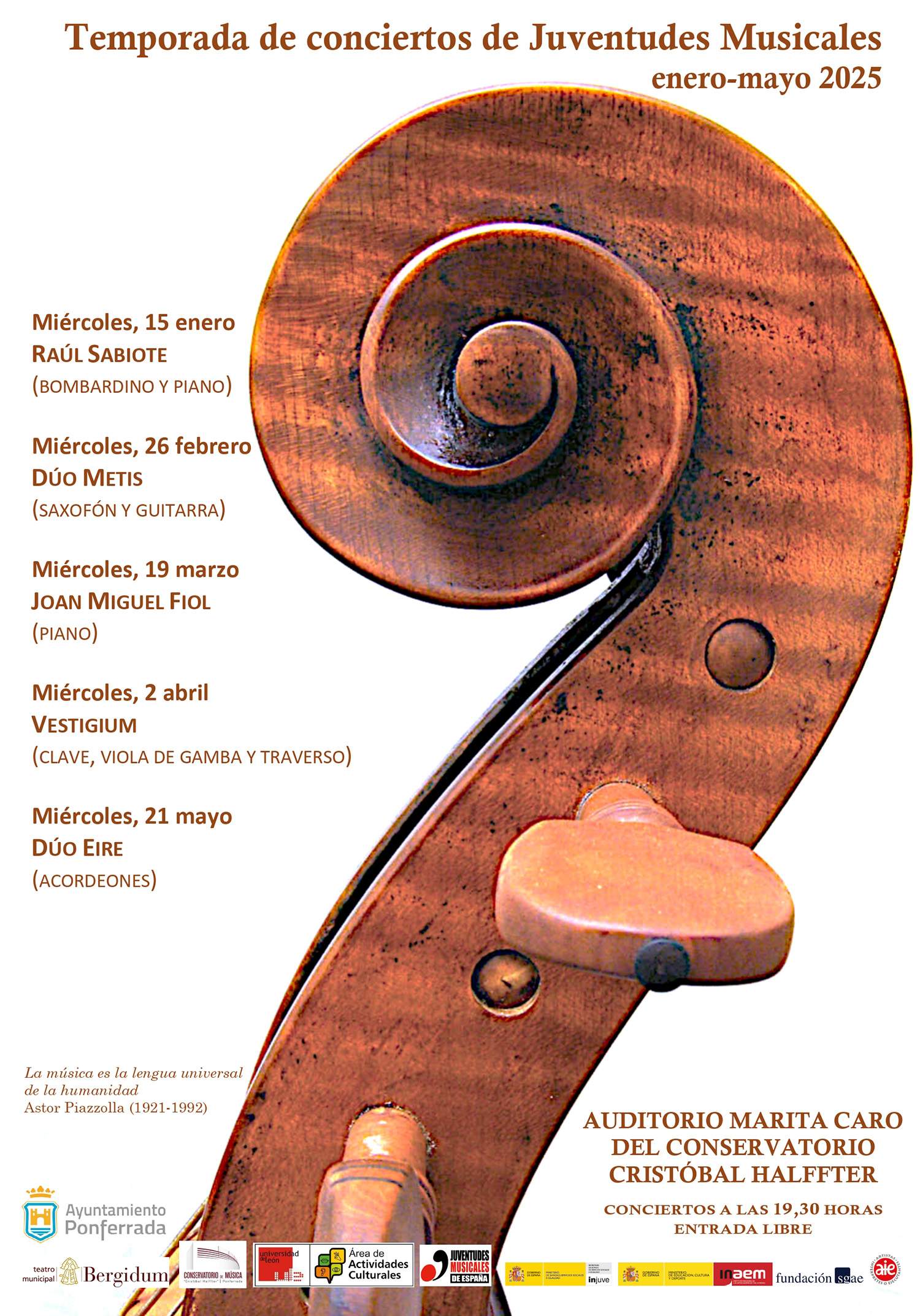 Cartel Juventudes Musicales