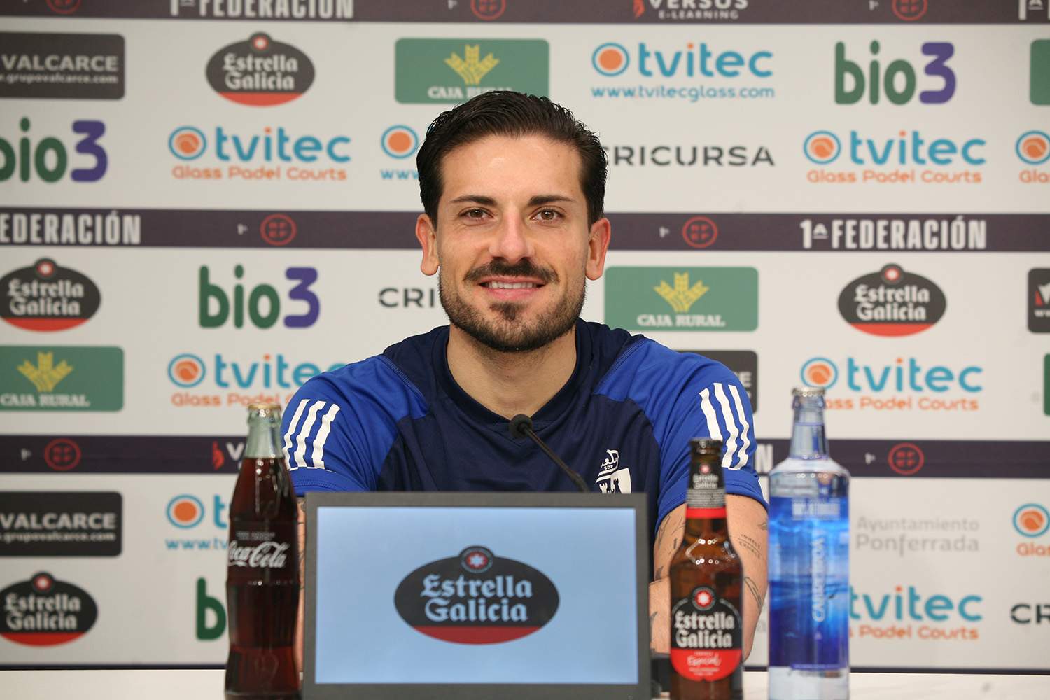 Borja Fernández tras volver a la titularidad con la Ponferradina: "Me costó coger el ritmo"