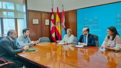 Reunión de RIC con el alcalde de Ponferrada