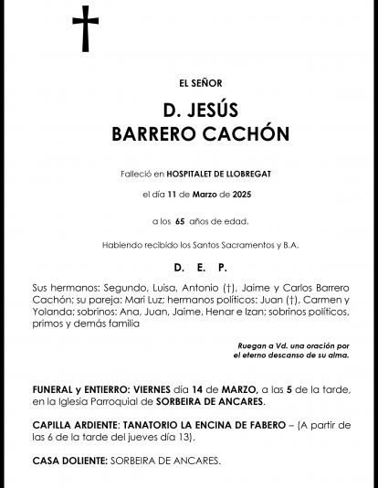 JESUS BARRERO CACHON