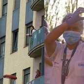 14 de marzo, se cumple un lustro del incio del confinamiento por Covid. Estas fueron las imágenes de lo impensable en El Bierzo