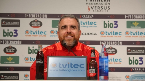 Javi Rey tiene claro que la Ponferradina se mide al Arenteiro en el mejor momento.