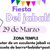 Fiesta del jabalí en El Temple (Ponferrada).