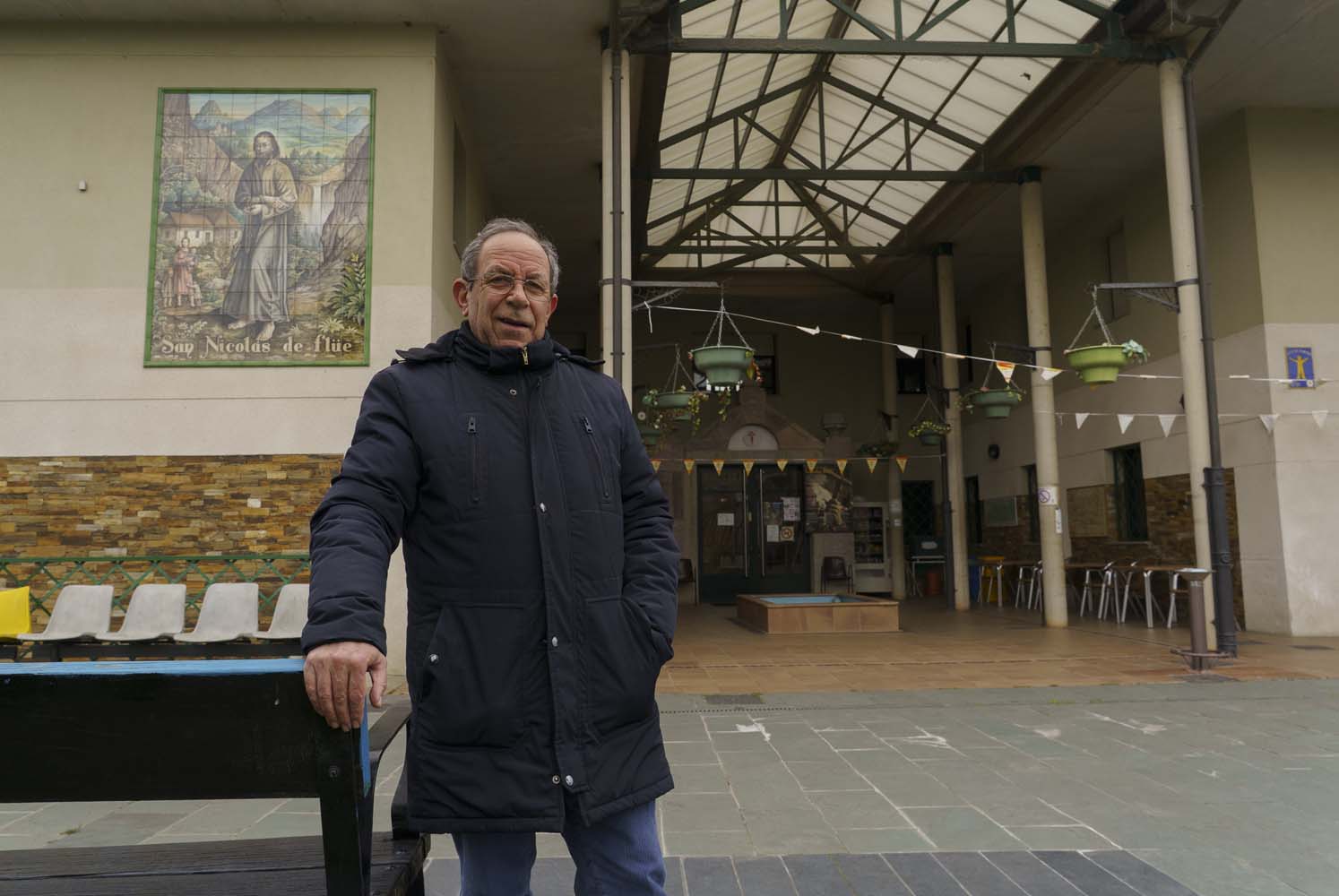 César Sánchez ICAL. El director del albergue San Nicolás de Flüe de Ponferrada, Miguel Ángel Pérez (2)