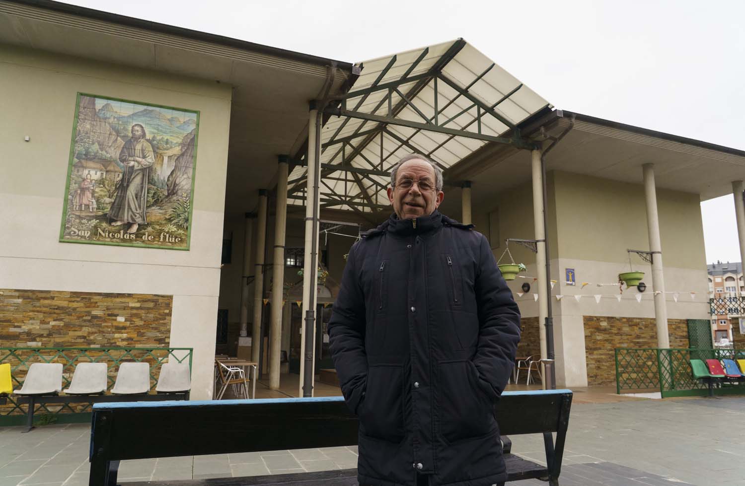 César Sánchez ICAL. El director del albergue San Nicolás de Flüe de Ponferrada, Miguel Ángel Pérez (1)
