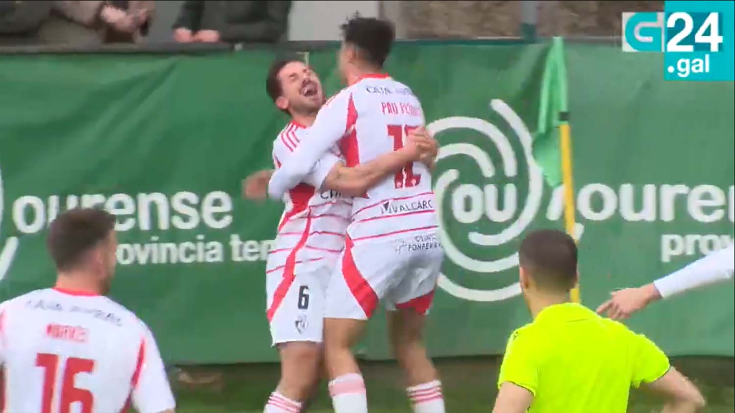 Gol de la Ponferradina contra el Arenteiro. Foto: G24.gal