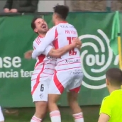 Gol de la Ponferradina contra el Arenteiro. Foto: G24.gal
