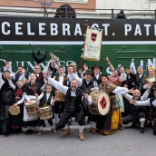 Los Templarios del Oza en el desfile de San Patricio