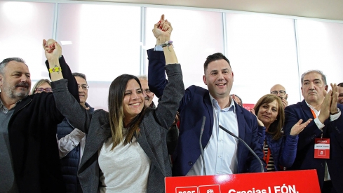 Javier Alfonso Cendón tras ganar las primarias en el PSOE de León