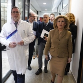 César Sánchez ICAL. La gerente regional de Salud, Violeta Martínez, preside la primera reunión de la Comisión de seguimiento del Plan de Garantía Asistencial para El Bierzo junto al gerente de Asistencia Sanitaria  .