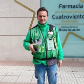 El vendedor de Cuatrovientos Manuel Sevane