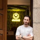 Samuel Naveira en el restaurante CoDo