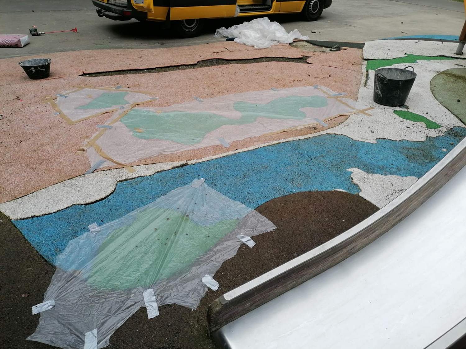 Obras en el Parque del Temple 3