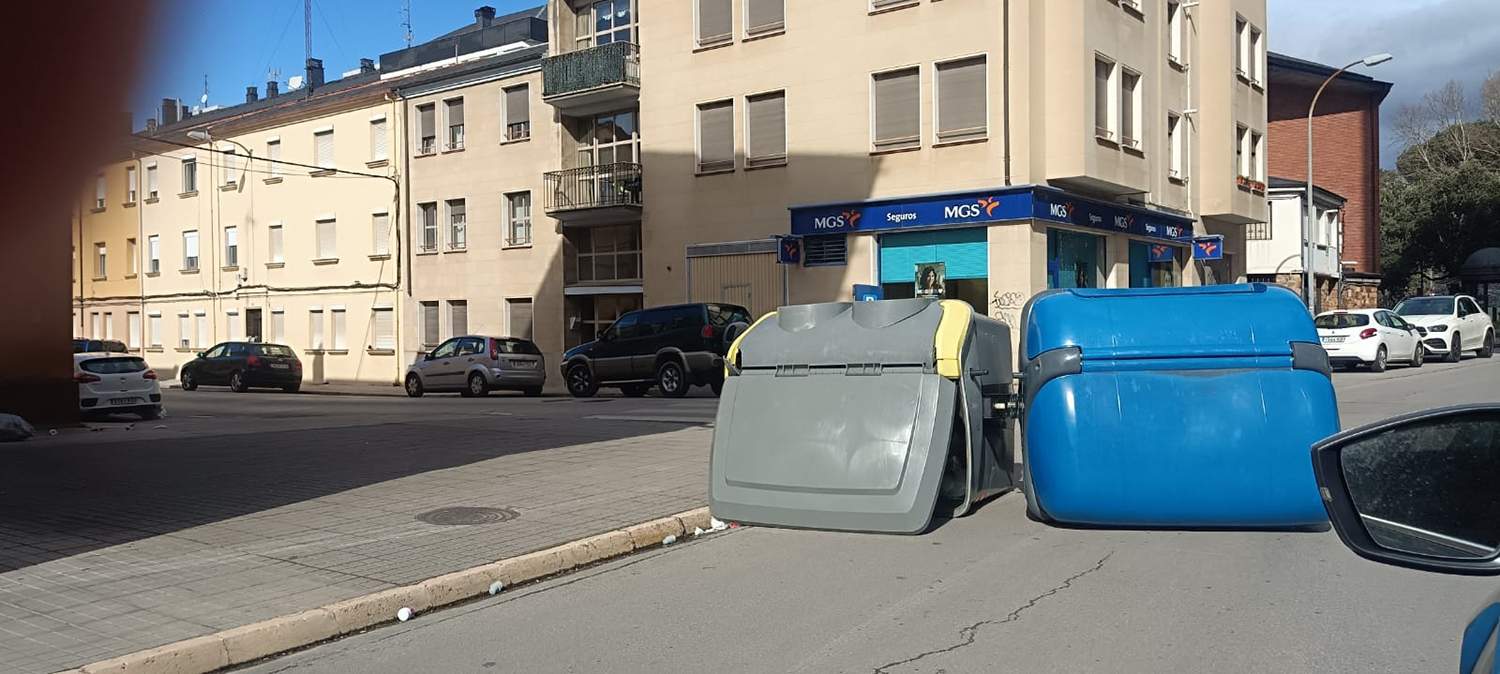 Consecuencias de las fuertes rachas de viento en Ponferrada