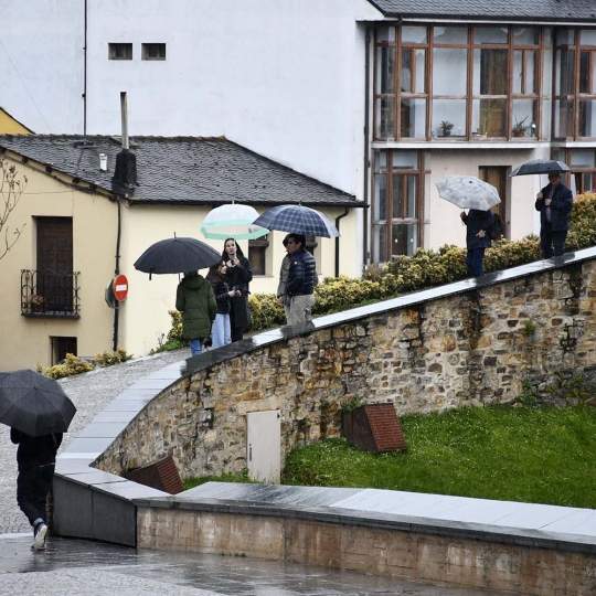 Día de lluvia en Ponferrada, El Bierzo Día de lluvia en Ponferrada, El Bierzo
