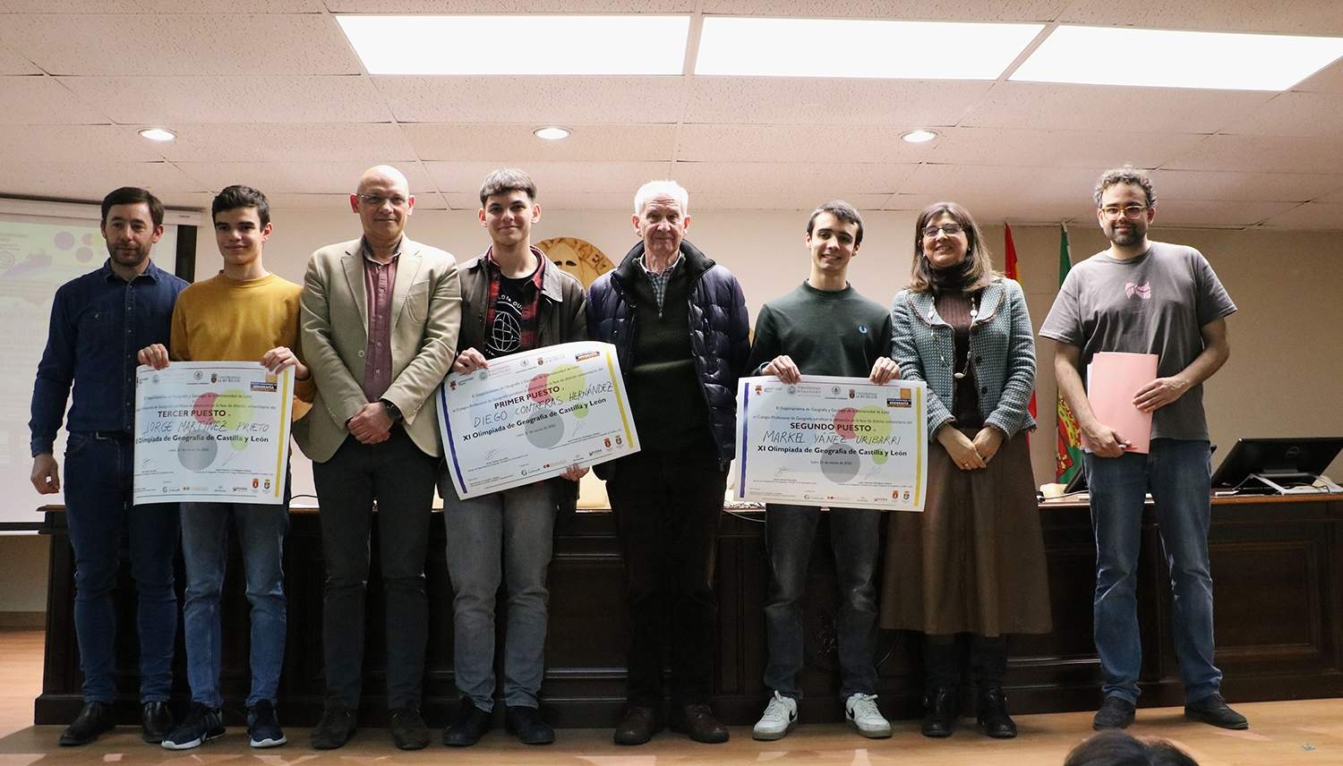 Ganadores Olimpiada Geografía ULE