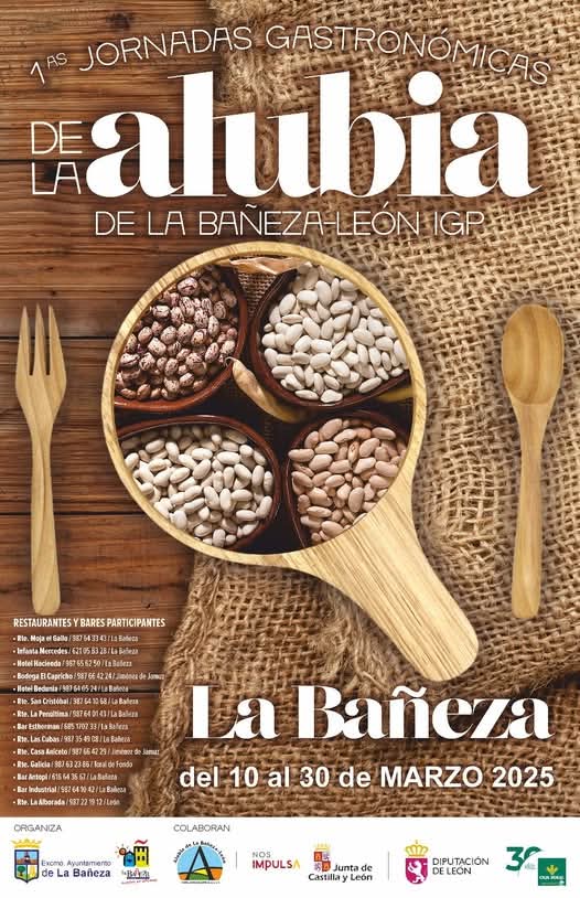 Cartel de las Jornadas Gastronómicas de la Alubia