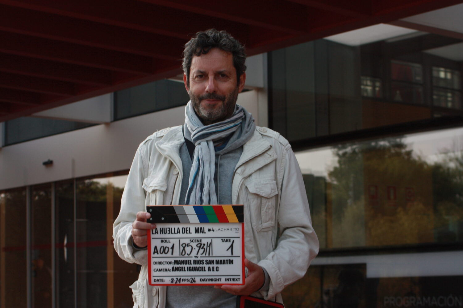 La película 'La huella del mal' rodada en Atapuerca. En la imagen el director, Manuel Ríos Sanmartín |La Charito Films / ICAL