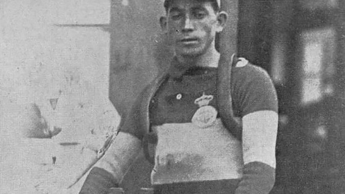 victorino otero con su bicicleta