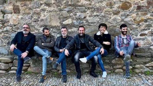 El grupo Rapabestas reunido 
