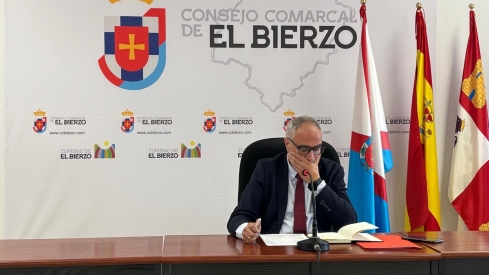 Olegario Ramón, presidente del Consejo Comarcal del Bierzo 