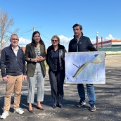 Obras en la Avenida Ciudad Bergida de Ponferrada: Aceras, iluminación y la ampliación del aparcamiento del conservatorio