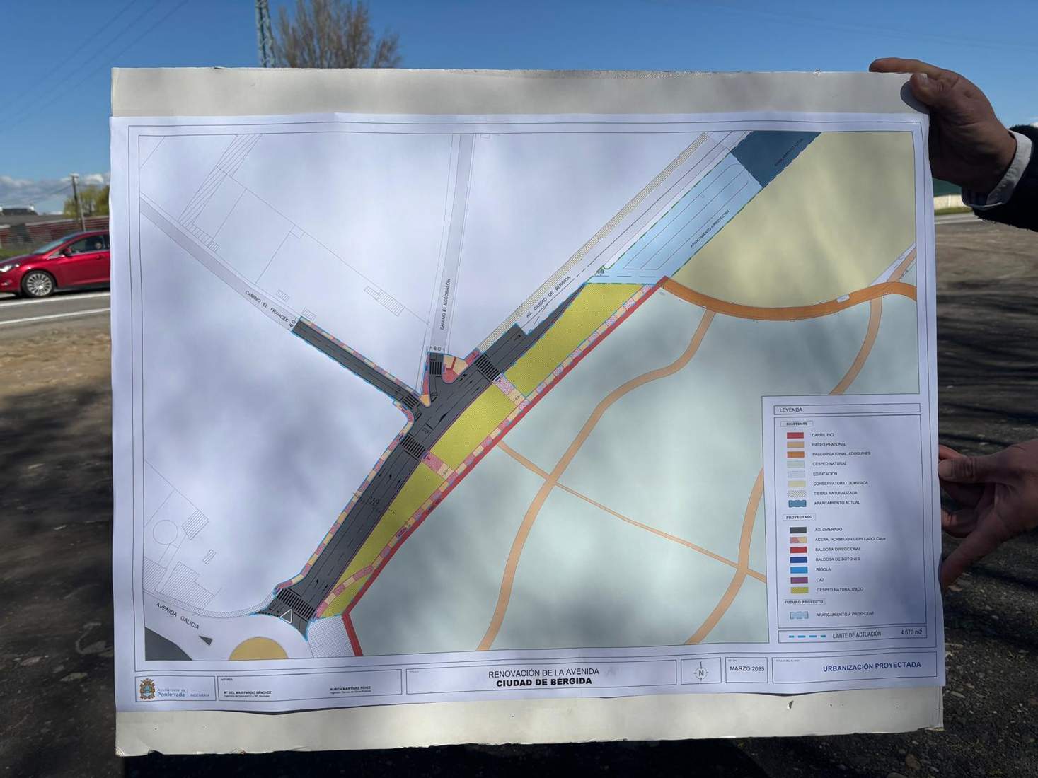 Obras en la Avenida Ciudad Bergida (2)