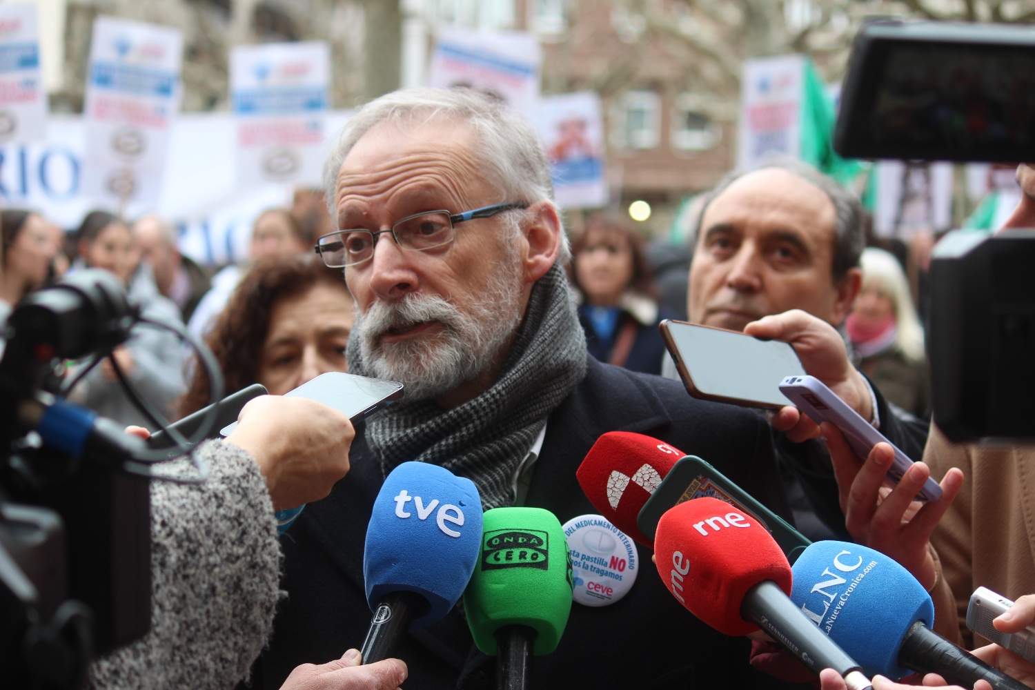 Luciano Díez Díez, presidente del Colegio Oficial de Veterinarios de León