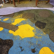 Vandalismo en el parque infantil del Temple