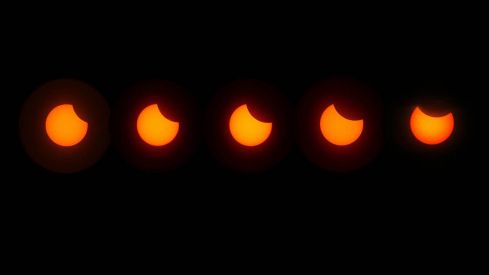 Peio García / ICAL . La Asociación de Astronomía de León organiza una observación pública del eclipse parcial de Sol