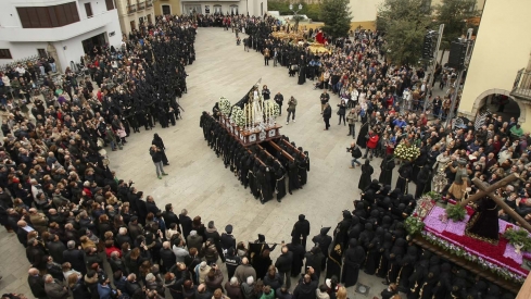 César Sánchez  ICAL . Procesión del Encuentro de la semana Santa de Ponferrada