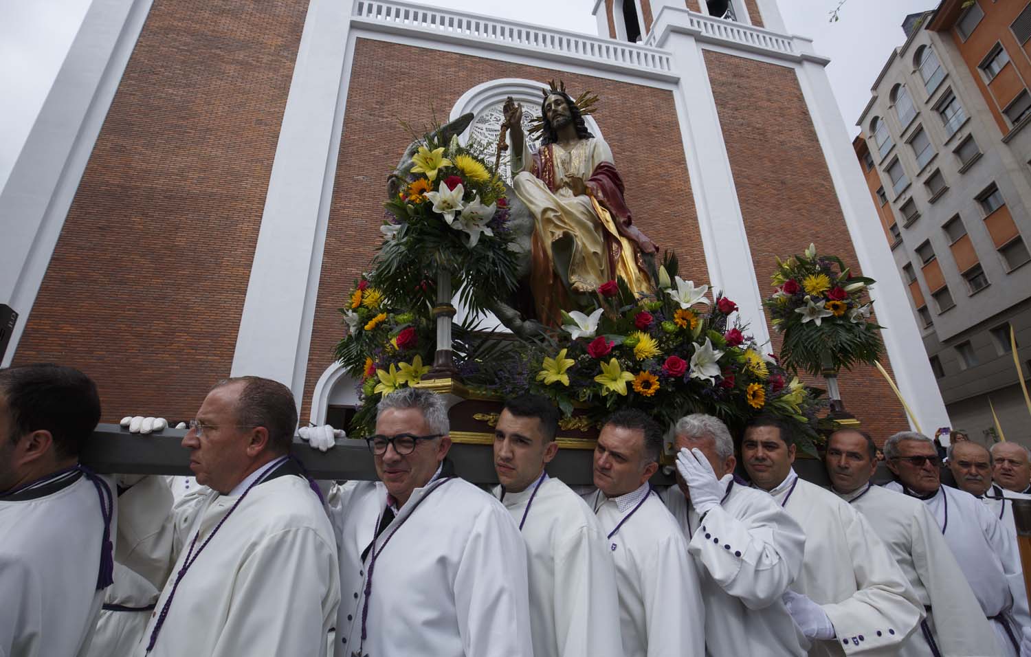 César SánchezICAL. Procesión de Las Palmas de la Semana Santa de Ponferrada