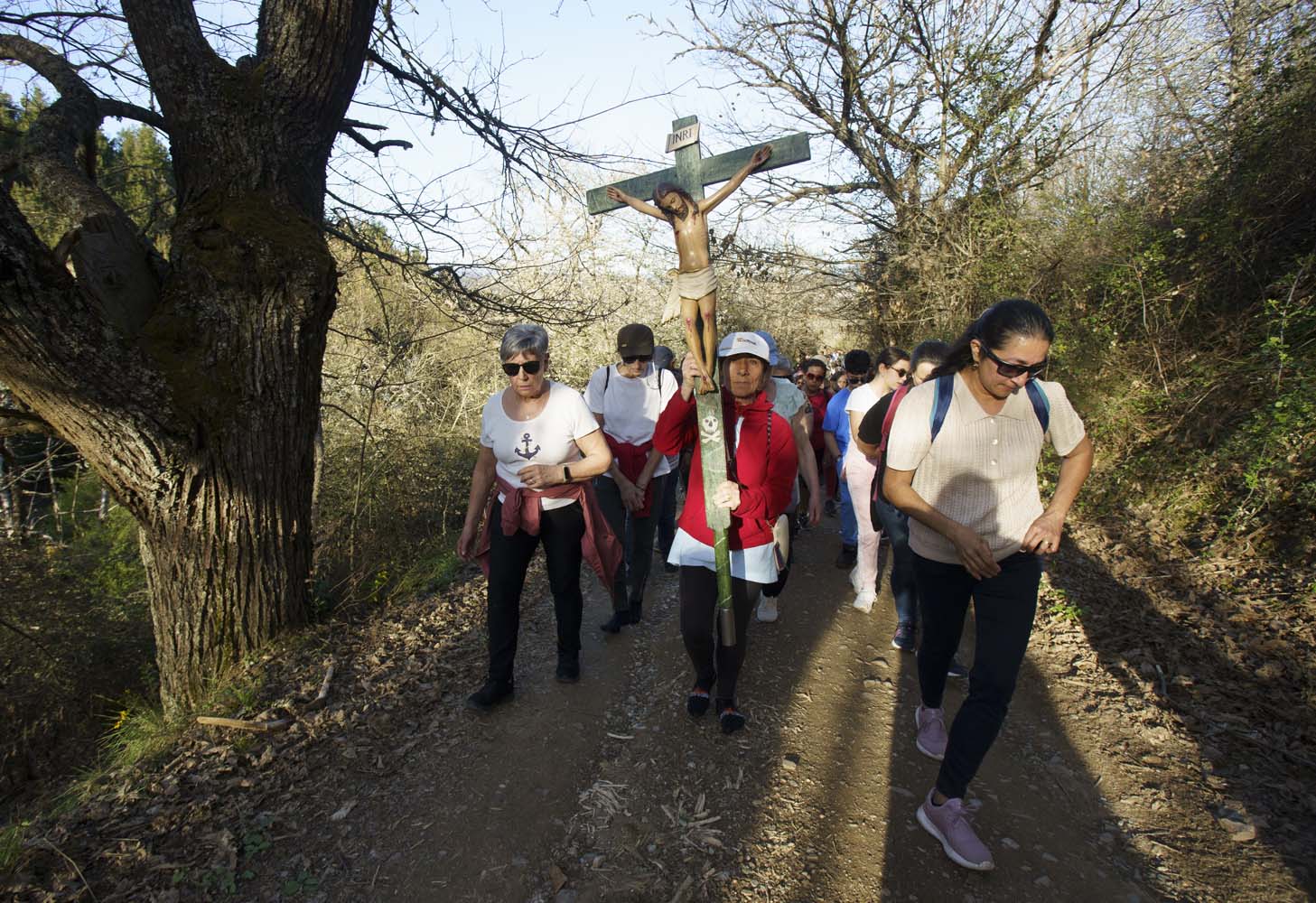 César SánchezICAL. Viacrucis del Pajariel de la Semana Santa de Ponferrada