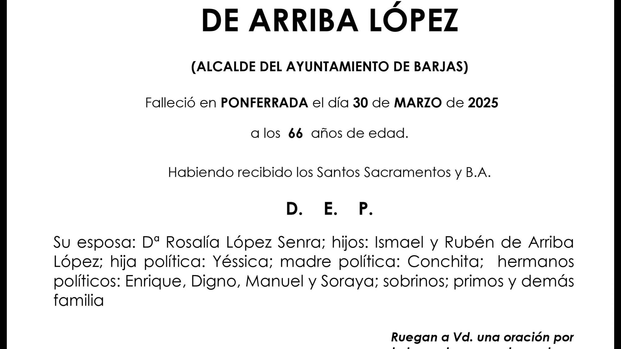 ALFREDO DE ARRIBA LOPEZ