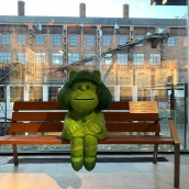 Mafalda invita a intercambiar libros en el Museo de la Energía de Ponferrada