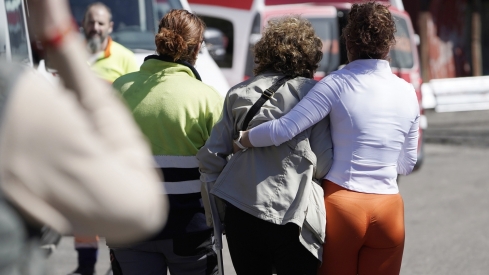 Tragedia en la mina de Cerredo en Asturias |Foto: Emilio Atienza, ICAL 