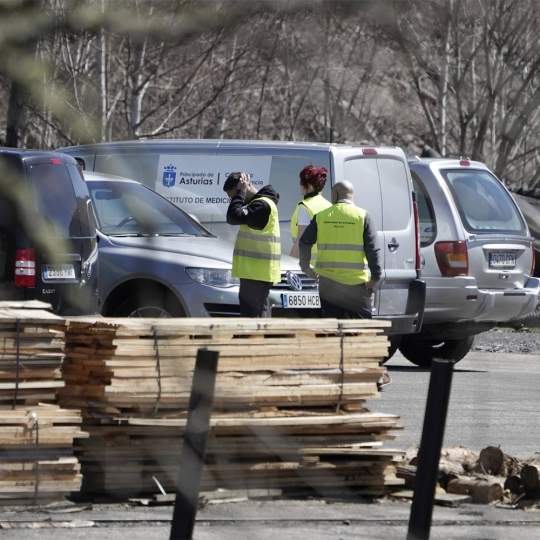 Tragedia en la mina de Cerredo en Asturias |Foto: Emilio Atienza, ICAL 